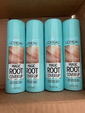 LOREAL MAGIC ROOT COVER UP Light to Medium Blonde 4 CANs 2oz each