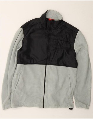 IZOD Herren Fleecejacke UK 38 mittelgrau Colourblock Polyester QD02