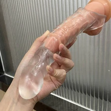 Men Cock-Girth-Enlarger-Enhancer-Penis-Extension-Extender-Sheath-Sleeve-Male Big