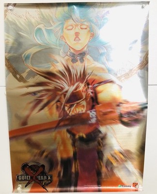 GUILTY GEAR X Plus : 2001 PS2 SEGA Metallic Ver. Limited Poster (Roll:EX 20×29in