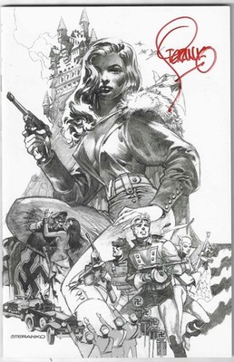 AIRBOY #51 JIM STERANKO SIGNED VIRGIN VARIANT NM- 2019 THE RETURN OF AIRBOY HTF