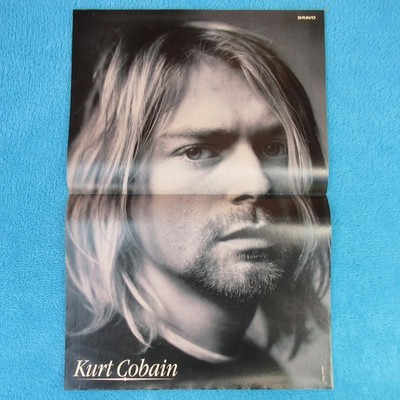 Kurt Cobain Nirvana POSTER BRAVO 2 Seiten Take That