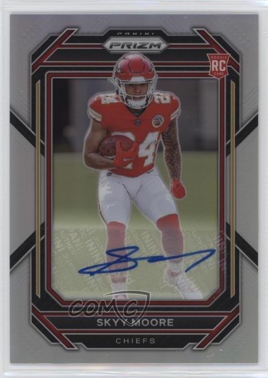 2022 Panini Prizm Rookies Silver Prizm Auto Skyy Moore #331 Rookie Auto RC