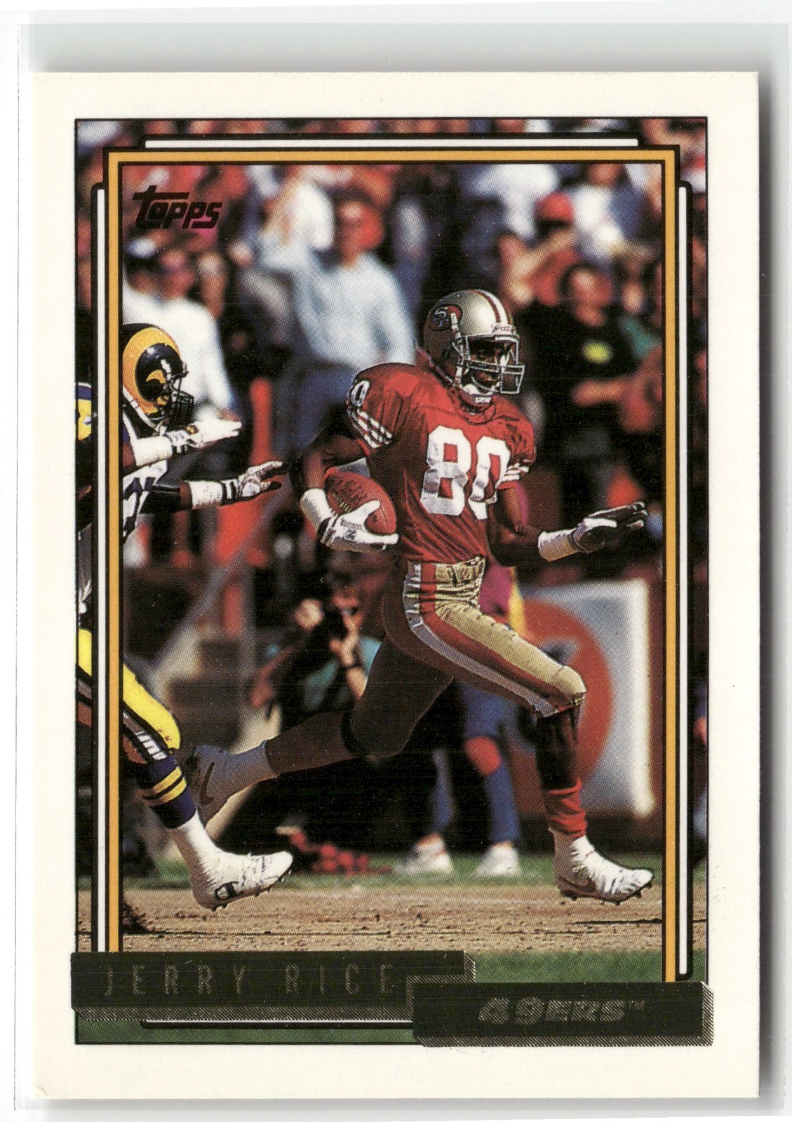 1992 Topps Jerry Rice Gold San Francisco 49ers #665  Football Card