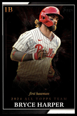 Bryce Harper 2025 Topps Series 1 #ATT-5 2024 All Topps Team 