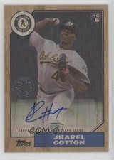 2017 Topps Maple Wood 2/25 Jharel Cotton #1987A-JCO Auto w7v