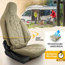 Sitzbezüge Schonbezüge Wohnmobil Roller Team Beige 430L40