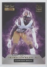 2022 Wild Card MATTE Rookie Heat Black - Purple Flames Derek Stingley Jr 0o1d. rookie card picture