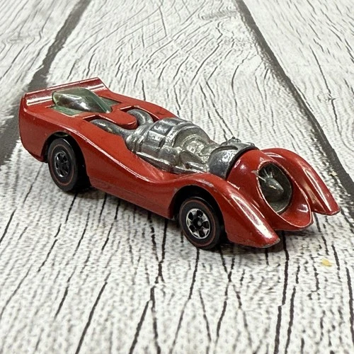 Hot Wheels Redline Jet Threat 1973 Red Shell Promo