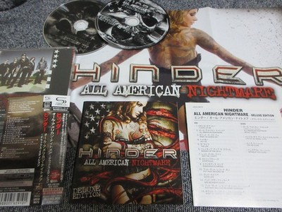 HINDER / all american nightmare DELUXE  EDIT/JAPAN LTD CD&DVD OBI bonus track