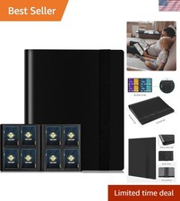 4 Pocket Card Binder for 160 Sleeves, Card Folder Ablum for Trading Cards Col...