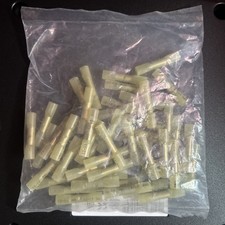Heat Shrink Butt Connectors, 12-10 AWG 50 Pcs Yellow Waterproof Crimp Termina...