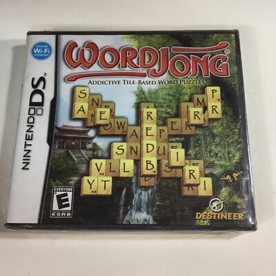 Video Game Nintendo DS NDS Word Jong Wordjong NEW SEALED