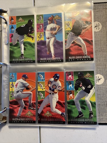 1994 Fleer Extra Bases Master Set With All 5 Insert Sets 17 Rookies 36 HOFamers - Picture 18 of 24