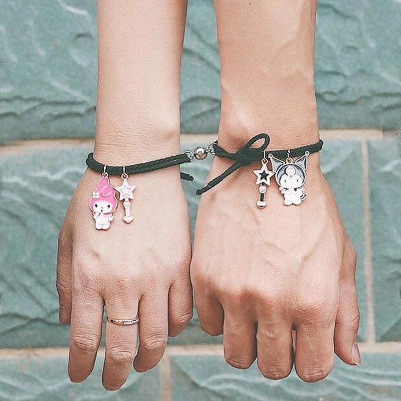 Magnetic Heart Charm Bracelets 2000s With Rope Pendant And Wish Stone For  Couples, Friends, Men And Women Braid Style From Somnuns, $9.89