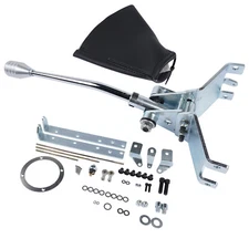 For GM Turbo 400 TH400 Shifter Kit Floor Mount Automatic Transmission 12"