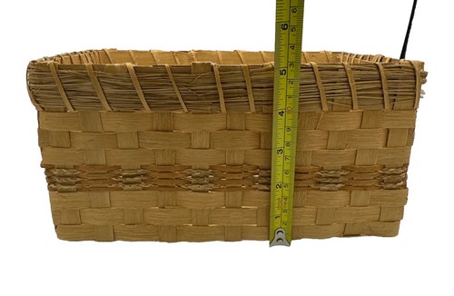 Native American Penobscot Maine Blueberry Basket Cabin Decor Artist Signed 1996 - Picture 11 of 13