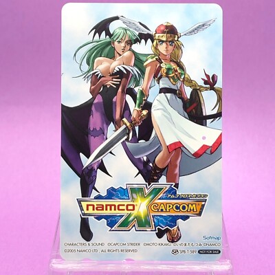 Morrigan & Valkyrie Namco x Capcom Phone Card Game Japan vampire