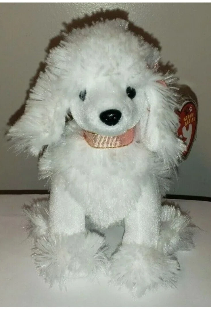 Ty Beanie Baby L AMORE the Poodle Dog 6 Inch MWMTs Stuffed