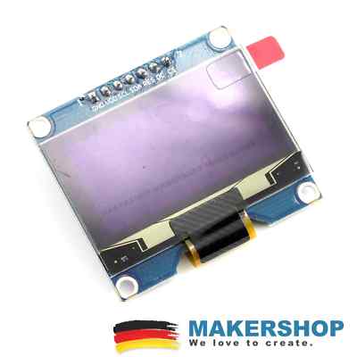 1,54 Zoll (XXL) OLED - Arduino Raspberry Pi SPI Interface 128x64 Display SSD ...
