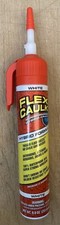 Flex Caulk Weatherproof Hybrid Polymer Sealant, Strong, Paintable - White - 9oz