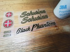 Schwinn Black PHANTOM decal set sticker stick...