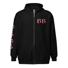 Hustle Hard zip hoodie