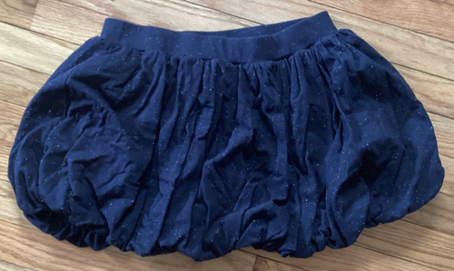 ๐ FP Beach Free People Charcoal Gray w/ Speckles Bubble Skirt Size Small ๐