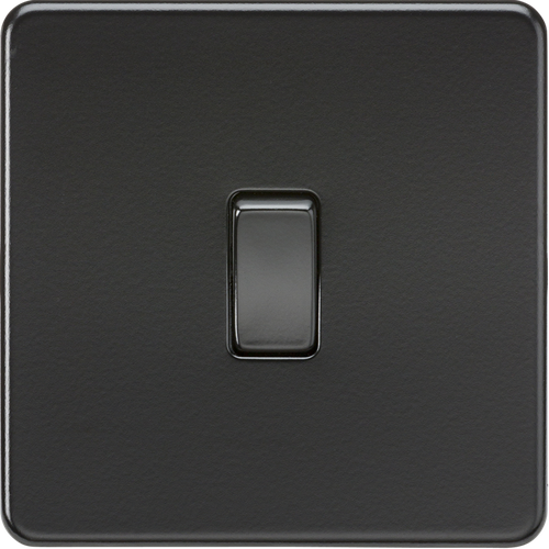 Enchufes de placa plana Slimline NEGRO MATE SIN TORNILLOS Cargadores USB Interruptores - Imagen 17 de 87