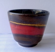 Midcentury German Fat Lava Art Pottery Vase