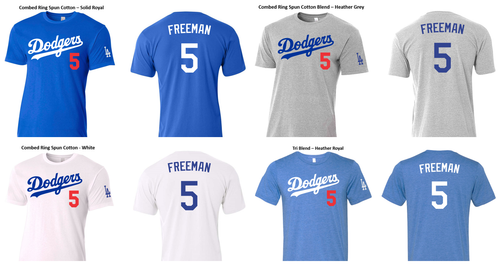 #5 Freddie Freeman Los Angeles Dodgers 