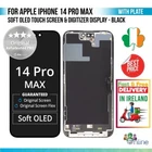 For iPhone 14 Pro Max A2894 Soft OLED LCD Touch Screen Display Digitizer Black