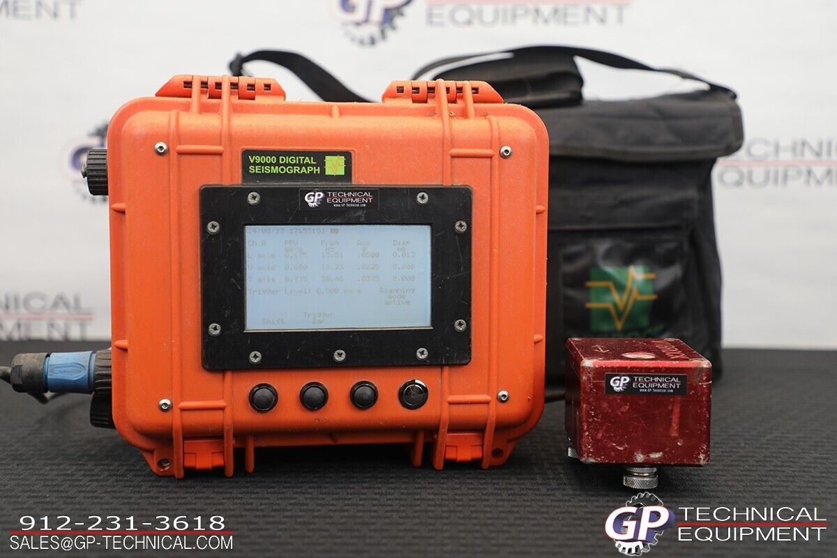 Vibrock V9000 Digital Seismograph - Nanometrics Geosonics Vibrock V9000 Digital Seismograph - Nanometrics Geosonics