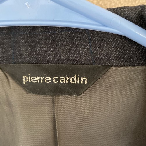 VTG 6 Button Pierre Cardin Blue Stripes Jacket Mens 40R CH. 42 Union USA Wool - Picture 2 of 16