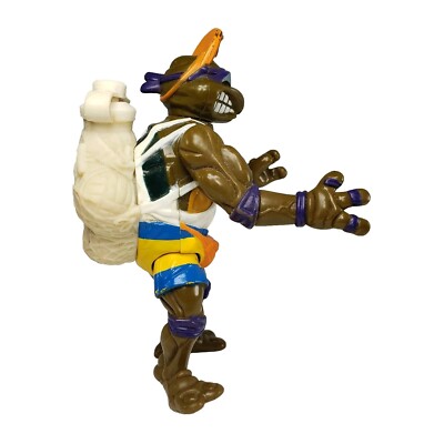Sewer Spikers Donatello Volleyball With Water Backpack Action