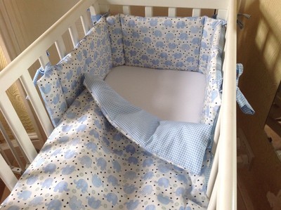 boys cot bumper