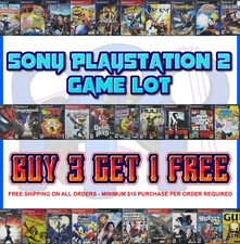 PlayStation 2 Game Lot | Buy 3 Get 1 Free | Free Ship $25+ | Resurfaced