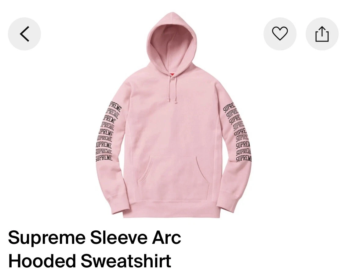Sweat à capuche orange à capuche avec logo arc à manches suprêmes logo boîte SS25 Thrasher