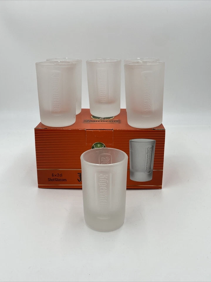 6x Jägermeister Glas | Schnapsglas | Shotglas | Shot | 2cl | Likör | Neu TOP