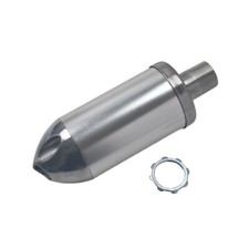 3/4" Threaded Aluminium Exhaust Muffler For 212cc GX200 Go kart Mini Bike