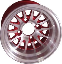 Medusa Machine  Red 10 inch Tire  Wheel Combo