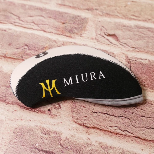 Golf Protective Iron Cover Miura White Black color 10 pieces Headcover One Set - Picture 13 of 13