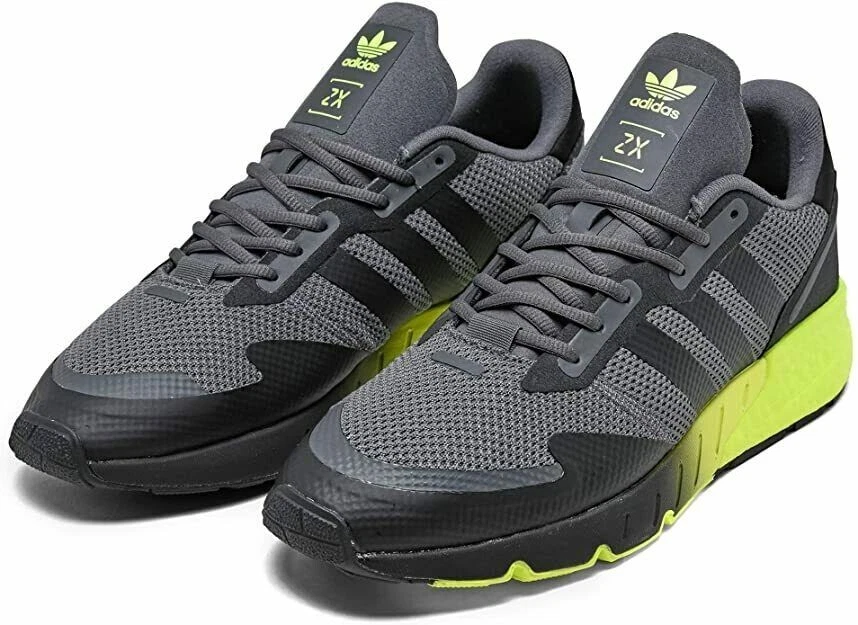 Adidas ZX 1K Boost Grey Solar Yellow for sale | eBay