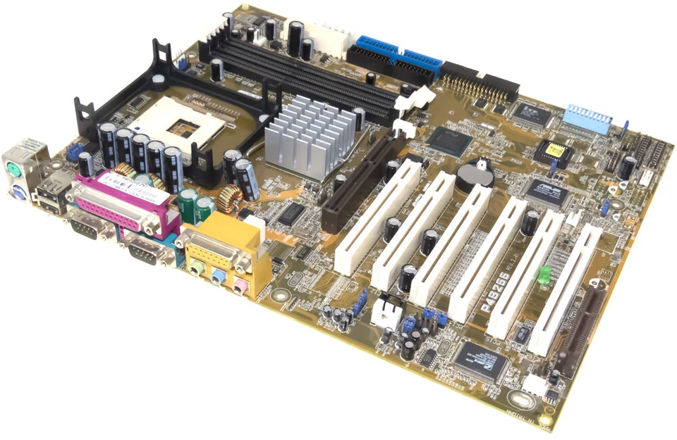ASUS P4B266 Socket 478 3x DDR 6x PCI AGP Ide / Ata - Image 2 of 3