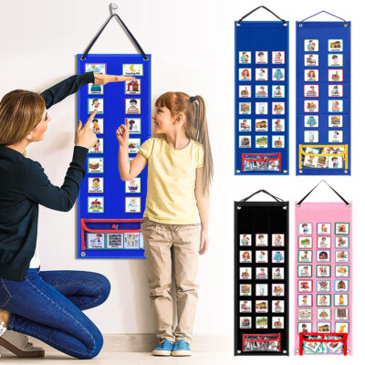 For Kid Visual Schedule Planner Chore Chart 96 Cards Learning Calendar Chart ET