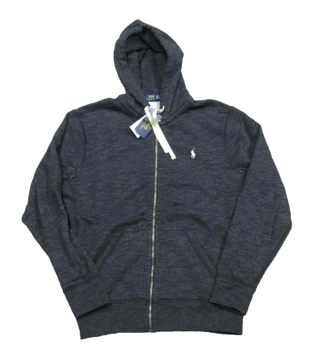 Polo Ralph Lauren Men's Black Heather Solid Core Fleece Polo Ralph Lauren Men's Black Heather Solid Core Fleece