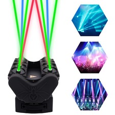 8 Eyes Spider Laser Moving Head Stage Light RGB Beam Lighting Lamp DMX DJ Light