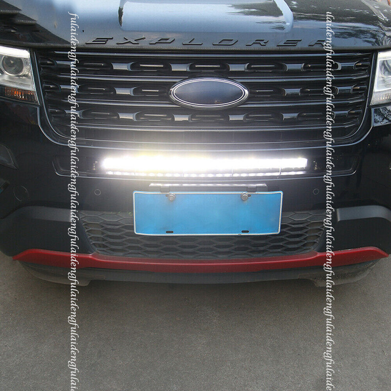 Front Grille Fits For Explorer 2011 -2015 Upper Grill W/Led Light