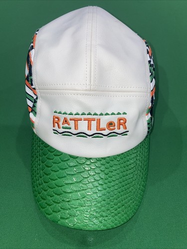 Neu ohne Etikett - Rattler Nation Tribal 5 Panel Cap (weiß) - AUSVERKAUFT!