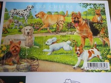 Enveloppe 1er jour grand format 26.04.2011 / CHIENS DE RACE - 4 TIMBRES